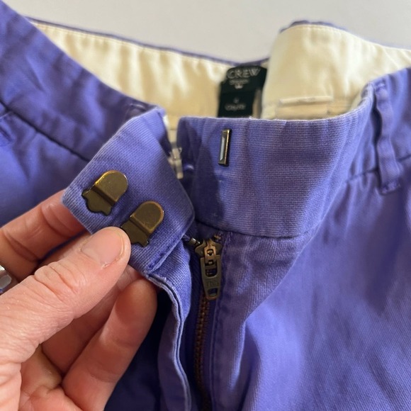 J. Crew Stretch City Fit Light Purple Khaki pants 4 - Picture 6 of 6